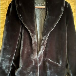 Black Faux Fur Jacket